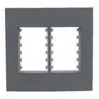 Placa 4x4 6Módulo(s) DIST com Suporte Inova Pro Class Grafite Alumbra