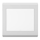 Placa 4x4 , Refinatto Style Cega Branco / Branco