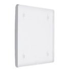 Placa 4X4 Cega Gamma Silver Orion Schneider