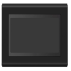 Placa 4x4 Cega Preto Weg Refinatto