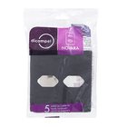 Placa 4X4 para 2 Tomadas 2P+T Preta Grafite Novara Dicompel