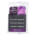 Placa 4X4 para 6 Interruptores Preta Grafite Novara Dicompel