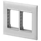 Placa 6 Módulos + Suporte 4x4 - Cinza - Pial Plus + / Ppmc047