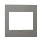 Placa 6 Postos 4X4 Alumínio Magnesium Arteor Legrand