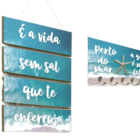 Placa + Porta Chaves Náutico