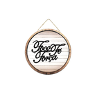 Placa  Formato Barril Dizeres 2dmdf