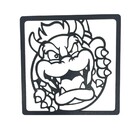 Placa  Game Mdf: Mario Bros Bowser