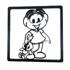 Placa  Infantil Turma Da Mônica Mdf