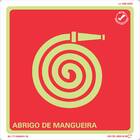 Placa Abrigo De Mangueira De Incêndio - 20X20Cm