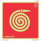 Placa Abrigo De Mangueira De Incêndio Hidrante - 20X20Cm