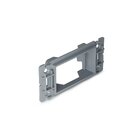 Placa Abs + Bastidor Moveis 1 Módulo Branca Pezzi Linha 50.000