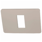 Placa Acabamento 4x2 1 Posto Horizontal Bege Orion Schneider