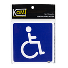 Placa "Acessibilidade" Plástico 15x15cm