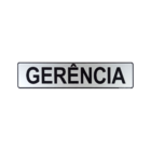 Placa Acrilica Gerência Adesiva 25x5 Cm Resistente