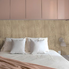 Placa Adesiva Flexível Para Parede Madeira Tauari 30x60cm