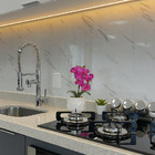 Placa Adesiva Flexível Para Parede Mármore Branco Jazz 30x60cm