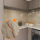 Placa Adesiva Flexível Para Parede Mármore Crema Valência 30