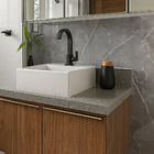 Placa Adesiva Flexível Para Parede Mármore Monet Cinza 30x60cm