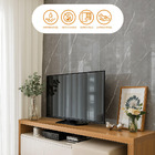 Placa Adesiva Flexível Para Parede Mármore Monet Cinza 30x60cm