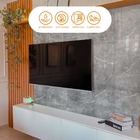 Placa Adesiva Flexível Para Parede Mármore Seda Persa 30x60cm