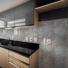 Placa Adesiva Flexível Para Parede Mármore Seda Persa 30x60cm