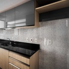 Placa Adesiva Flexível Para Parede Quartzo Nougat 30x60cm