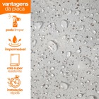 Placa Adesiva Flexível Para Parede Quartzo Nougat 30x60cm