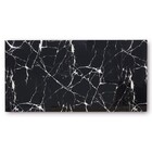 Placa Adesiva Parede Piso Painel Mármore Preto Vinílico Premi