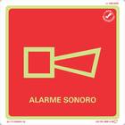 Placa Alarme Sonoro - 20X20Cm