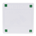 Placa "Álcool Gel" Plástico 15x15cm