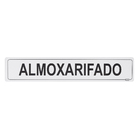Placa "Almoxarifado" Plástico 5x25cm