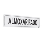 Placa "Almoxarifado" Plástico 5x25cm