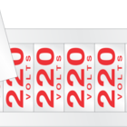 Placa Alumínio 5x25cm - 220v - Indika