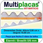 Placa Anti Maritacas Eternit Brasilit 5 E 6 Mm Kit 60 Peças