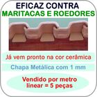 Placa Anti Maritacas Individual Romana - Kit 06 Metros