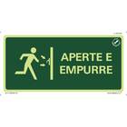 Placa Aperte E Empurre - 15X30Cm