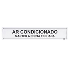 Placa "Ar Condicionado" Plástico 5x25cm