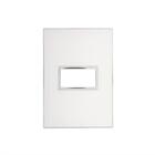 Placa Arteor 4x2 1 Posto Mirror Branco - Pial Legrand