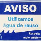 Placa Aviso Água Reúso Pvc Jaime