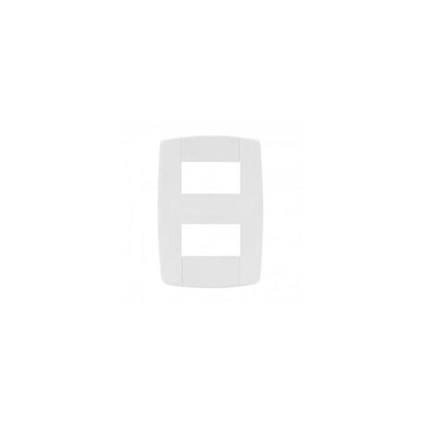 Placa Branca 4x2 2 Módulos Separados Lev - Ilumi