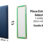 Placa Cabeceira Modulada Adesiva Estofada 20cm X 60cm Unidade