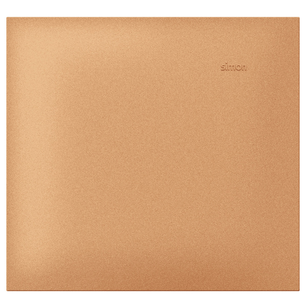 Placa Cega 4X4 Rosê Gold Simon 35