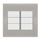 Placa Cega 4x4 - Tramontina Liz Fendi / Branco - Tlfb040