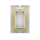Placa Cega com Suporte 4x2 Cega Branco Fosco Madrid Lexman