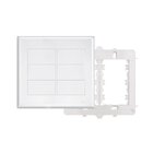 Placa Cega Com Suporte Fame Evidence 4x2 Branco