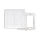 Placa Cega Com Suporte Fame Evidence 4x2 Branco