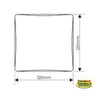 Placa Cega Com Suporte Fame Evidence 4x4 Branco