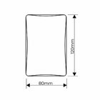 Placa Cega Com Suporte Fame Evidence 4x4 Branco