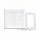 Placa Cega Com Suporte Fame Evidence 4x4 Branco