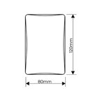 Placa Cega Com Suporte Fame Habitat Onix 4x2 Onix